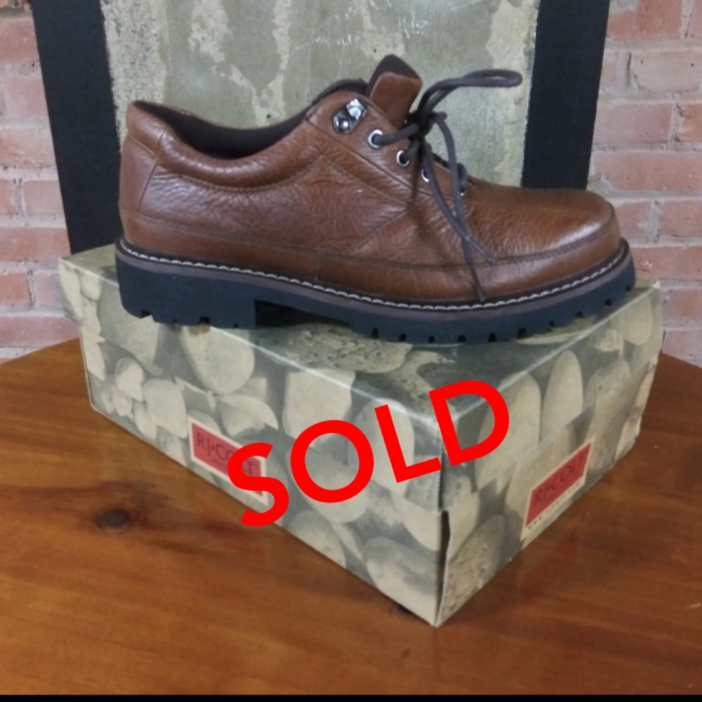 RJ Colt | NEW Men's Husky Leather Tie-up Shoes